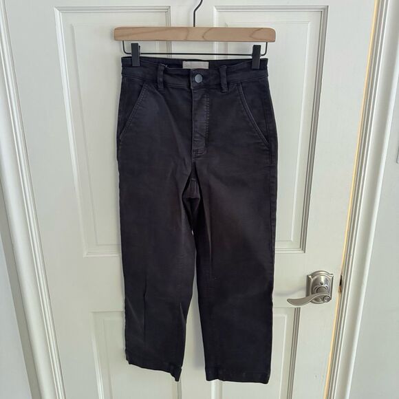 Everlane Cropped Straight Short Pant in Black Size 00 - Picture 7 of 10